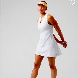 Athleta Ace tennis dress size M white